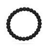 All In Faith Baseball Power Bracelet Solid Black Jewelry (Black,