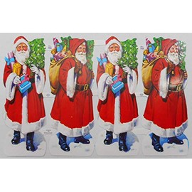 Glanzbilder Mamelok 32 786 Santa Christmas Tree Pose Pictures Decoration