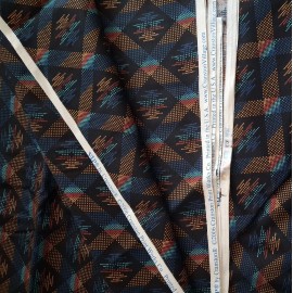 VIP by Cranston BTY Vintage Cranston V.I.P. Western Weaver Patch VIP Cotton Fabric By The Yard