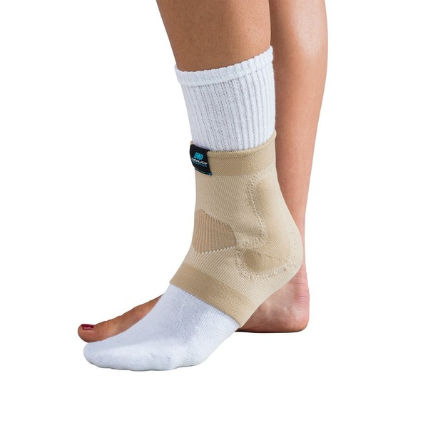 DonJoy Advantage DA161AV02-TAN-XL Deluxe Elastic Ankle for Sprains, Strains, Swelling, Tan, XL fits 10.5", 11.5"