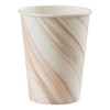 Ginger Ray 'Mix It Up' Natural Marble Paper Cups-8 Pack