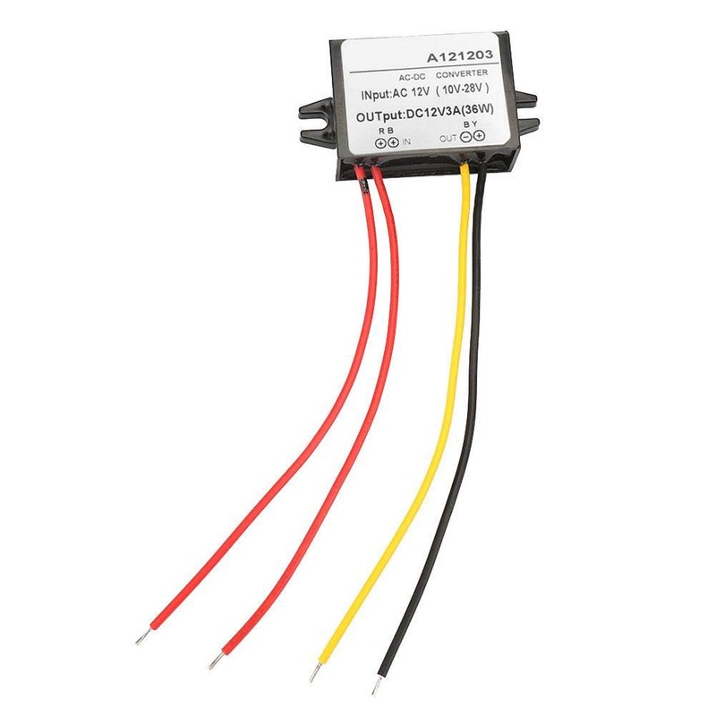 DC 12V Converter, AC 10-28V to DC 12V Converter AC-DC