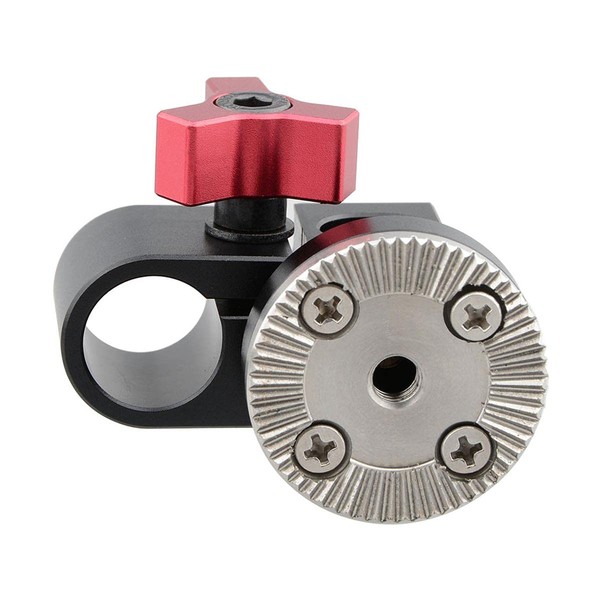 CAMVATE 15mm Single Rod Clamp with ARRI Rosette Mount for
