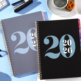 2026 Appointment Book/Planner - Weekly Appointment Book 2026, Jan.2026 - Dec.2026, Daily Hourly Planner, 30 Minute Interval, 8.3"x11", Colorful Tabs, Matte PP cover - Black