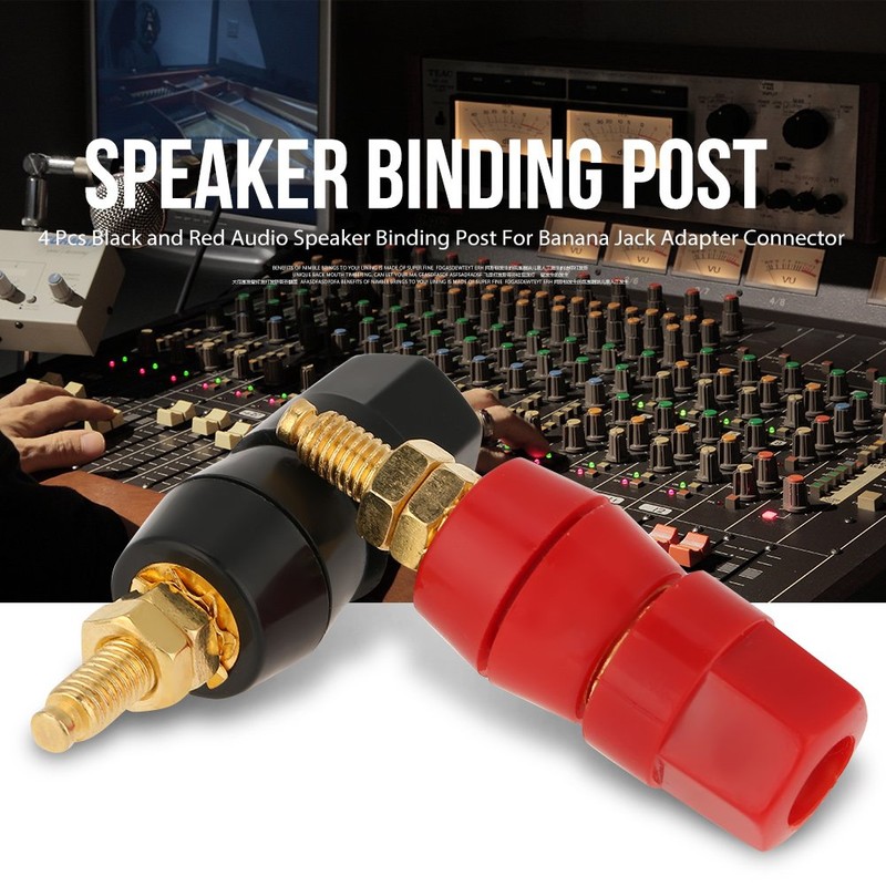 Banana Binding Post Speaker Binding Post for Banana Socket Adapter