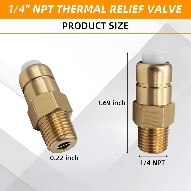 678169004 1/4" Thermal Release Valve for Pressure Washer