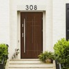 8 Inch House Numbers for Outside Modern | Large Floating