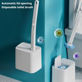 Disposable Toilet Brush Wand Kit