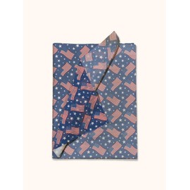 American Flag Printed Tissue Paper - Fourth of July Holiday Tissue Paper - Summer Tissue Paper - Tissue Paper for Gift Bags - Gift Bag Wrapping Paper - Gift Wrapping Paper | 24 Sheets 20" x 30"