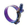 Kyostar 2" T-Bolt Hose Clamp Adjustable Stainless Steel Titanium Blue