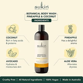 Sukin Botanical Wash Pineapple & Coconut 500ml