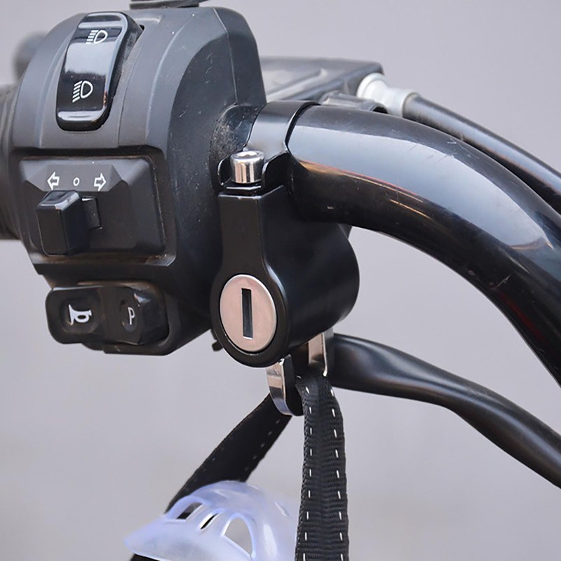 LUYING Helmet Holder Handlebar Helmet Holder with Key and Special