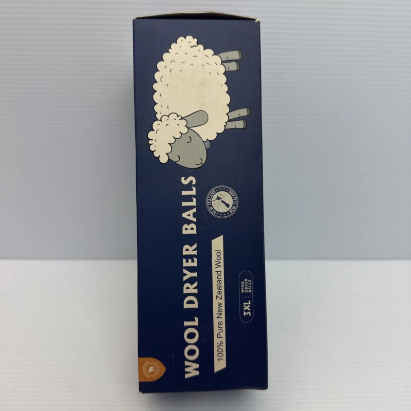 100% Organic XL Wool Dryer Balls Laundry Cleaning Natural Fabric