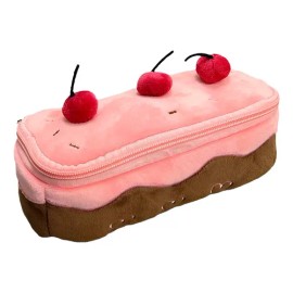 Precioso Estuche De Lápices Cherry Pie De Felpa