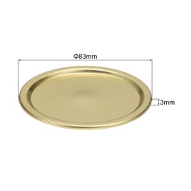 uxcell 200pcs Mason Jar Canning Lids Wide Mouth with Airtight Seal and Leakproof Golden