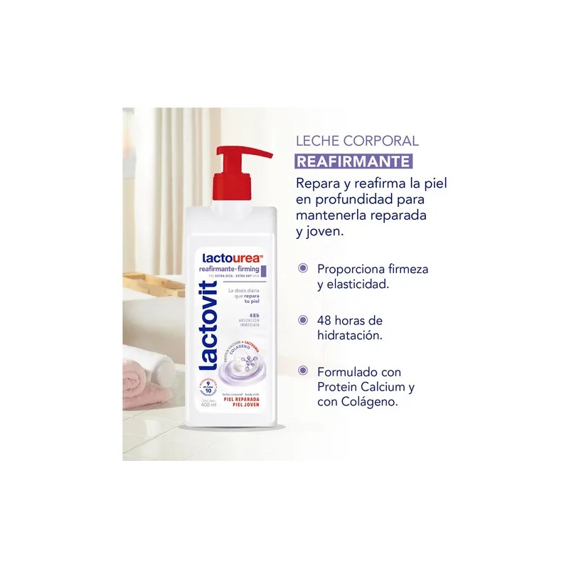 Crema Reafirmante Piel Seca Lactovit Lactourea 400ml