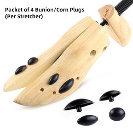 Wooden Adjustable Shoe Stretcher Shoe Widener Wooden Expander for Men and Women [1Pcs] (Large)