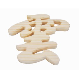 Shizuka-JP Shinto Shelf, Shinto Treasure, Carved Letters, Horizontal Carved, "Cloud" No Letters, 4.5 x 4.9 x 0.4 inches (11.5 x 12.5 x 1 cm), Temple Shinto Treasures (Double Sided Tape)