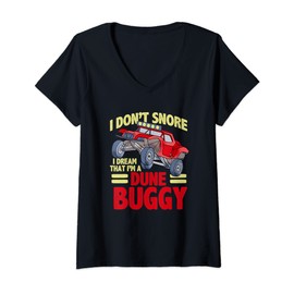 Womens Dune Buggy Graphic Beach RC Car Truck Men Women Kids V-Neck T-Shirt