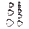 8pcs Leather Die Cutter Hollow Punching Tool High Carbon Steel