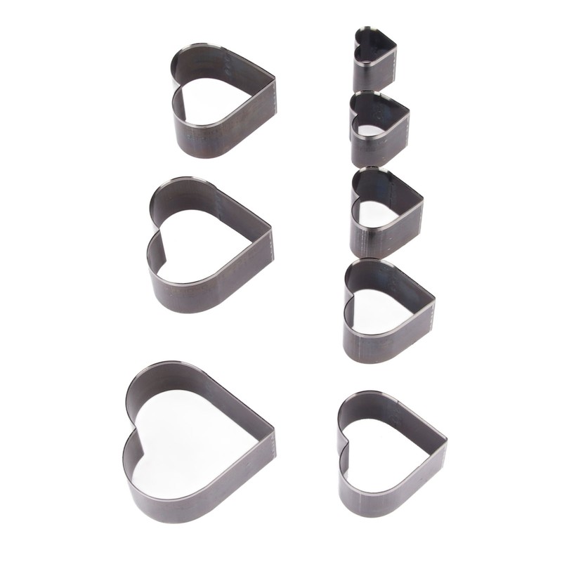 8pcs Leather Die Cutter Hollow Punching Tool High Carbon Steel