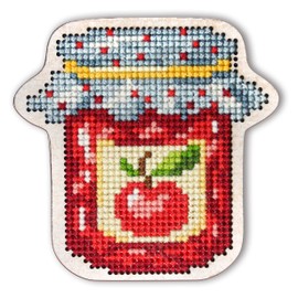 RTO BALTIC OU Cross Stitch KIT Apple JAR, Cotton, One Size