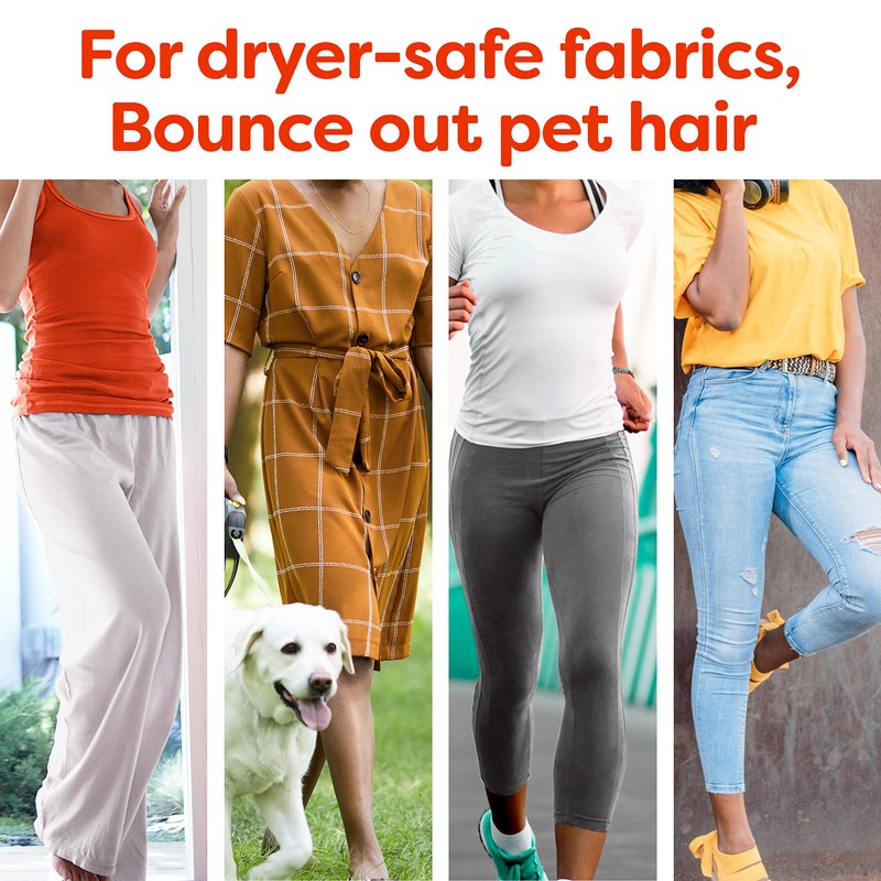 Bounce Pet Hair and Lint Guard Mega Dryer Sheets with