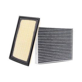 Forccord Cabin Air Filter and Engine Air Filter Fit for EXPLORER 2.3/3.0L 2025-2020 Activated Carbon Cabin Filter Replacement CF12772 7T4Z-9601-A CA10242