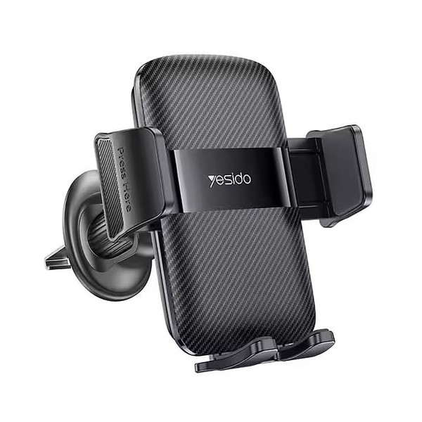 Car Phone Holder, 360-Degree Rotation, Automatic Clamping Air Vent Mount,