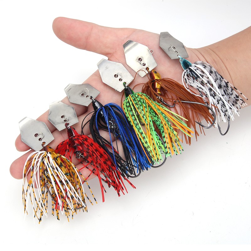 10cm 11g Metal Bait Sequin Bottom Beard Lure Fishing Lures