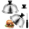 Ticeed Set of 2 Burger Covers Stainless Steel Burger Covers