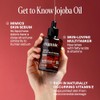 Cliganic Aceite de jojoba sin OMG a granel, 32 onzas,