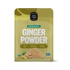 FGO Organic Ginger Powder, Imported from India, 8oz, Packaging May Vary (Pack of 1)