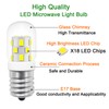 LED Microwave Light Bulbs Under Hood 3W Equivalent 40W, E17