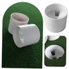 WOONEKY 4pcs Golf Putting Cups Durable Training Hole Cups for