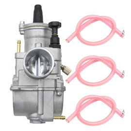 JUUDDENPARTS 34MM Power Jet Carburetor, Motorcycle Carburetor Carburettor for 2/4 Stroke 150cc-300cc Engine