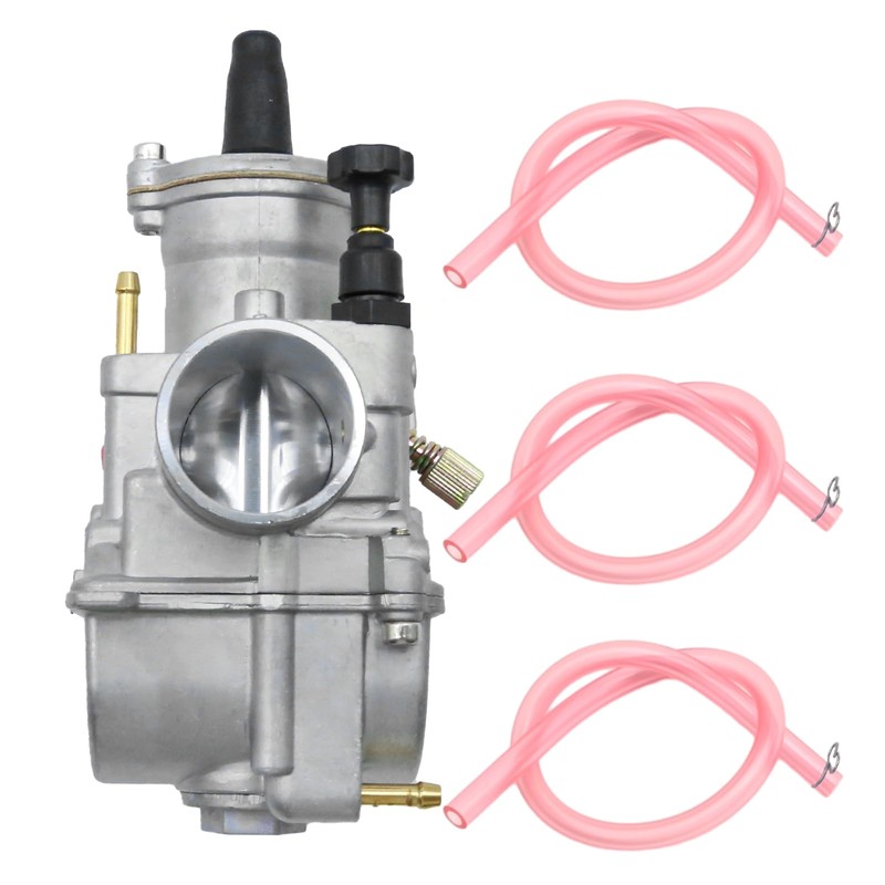 JUUDDENPARTS 34MM Power Jet Carburetor, Motorcycle Carburetor Carburettor for 2/4