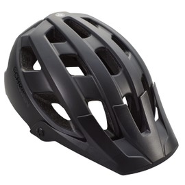 Schwinn Bunker ERT Bike Helmet for Adult Men Women, Can Fit Head Circumference 59-63cm, with 17 Air Vents, Pivoting Visor, & Adjustable Locking Strap, Large, Black