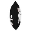 Yoga Poodle Dog Throw Pillow