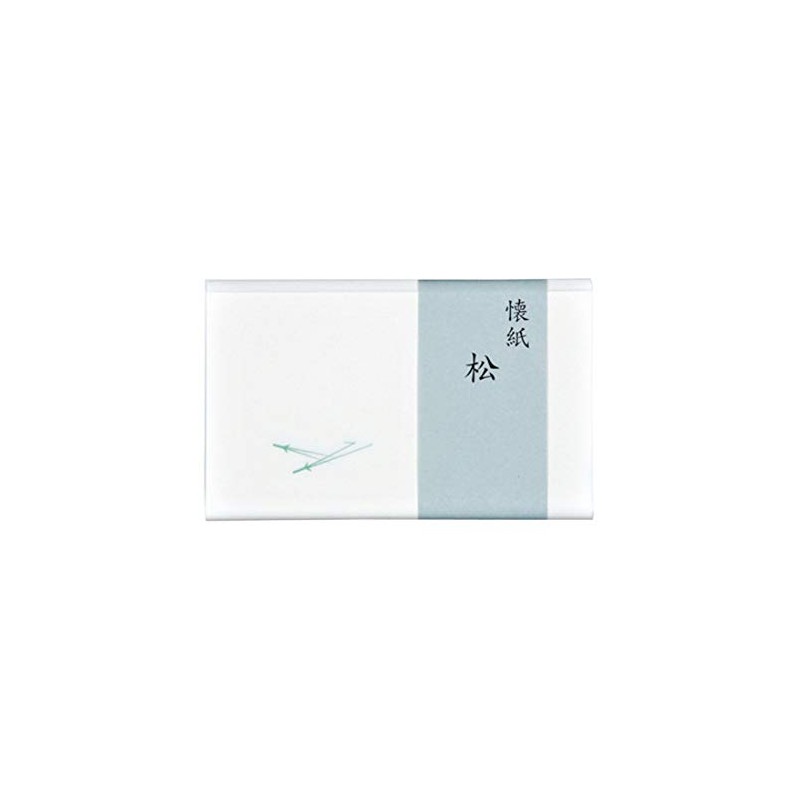 Heart Paper 本舗 Paper White Women's Size: 14.5x17.5 cm (1 Piece) Pine