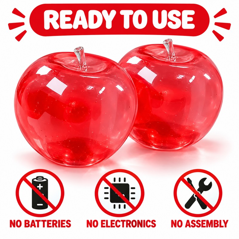 Apple Squeeze Toy for Fidgeting – Slow-Rising Stretchable Fruit Design