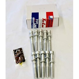 Cylinder Head Bolts kit Compatible with 1988-97 Isuzu Rodeo Amigo 2.6L
