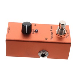 Kisangel Vintage Mini Electric Guitar Phaser Pedal with Compact Versatile Effects for Electric Guitar Playing and Recording Advanced Noise Control and Status Indicators