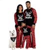 IFFEI Matching Family Pajamas Sets Christmas PJ's with Letter and