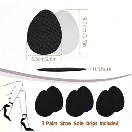 Frentaly Non-Slip Shoes Pads, 6 Pcs Anti-Slip Shoe Grips on Bottom of Shoes