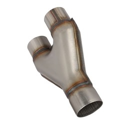 Y Pipe Exhaust 2.5Inch Stainless Steel 409 (Y Pipe, 2.5''~Dual 2.5In)