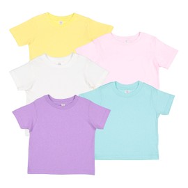 RABBIT SKINS Fine Jersey Toddler T-Shirt Boy & Girl| Kids Tee| Blank Child Tshirt, Spring, 4