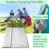 Aluminum Foil Camping Mat Foam Foil Waterproof Cushion Foldable Outdoor