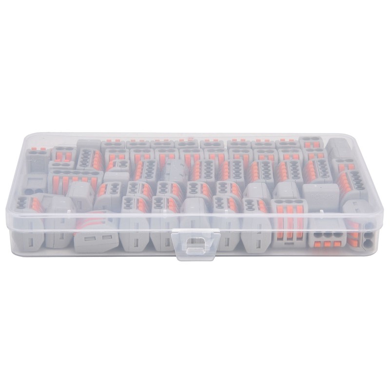 60Pcs Lever Nuts Quick Connect Wire Connector Conductor PCT‑212 ‑
