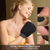 Exfoliating Gloves 2 Pcs, Exfoliating Body Scrubber for Bath Shower